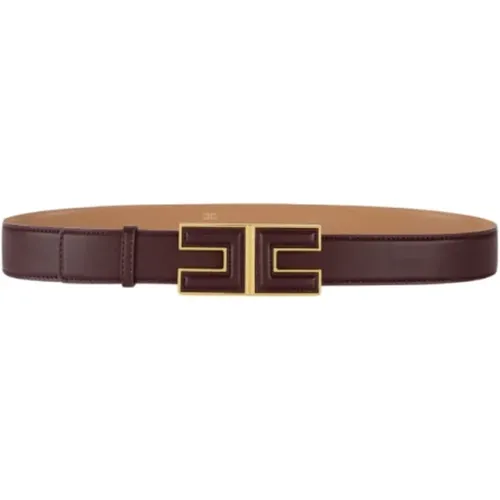 Logo Belt , female, Sizes: M, S - Elisabetta Franchi - Modalova