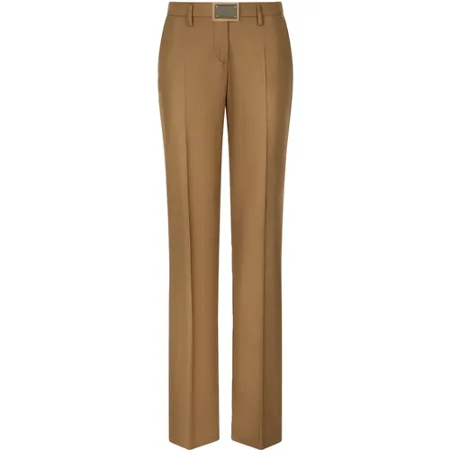 Casual Slim Fit Trousers , female, Sizes: M - Dolce & Gabbana - Modalova