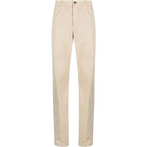 Cotton pants , male, Sizes: W33 - Incotex - Modalova