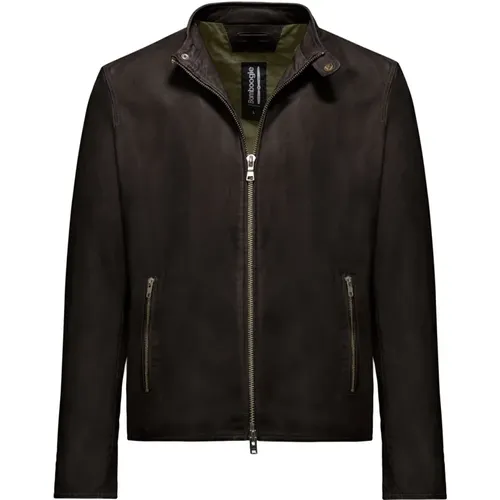 Roke Leather Jacket , male, Sizes: M, XL, 2XL, S, L - BomBoogie - Modalova