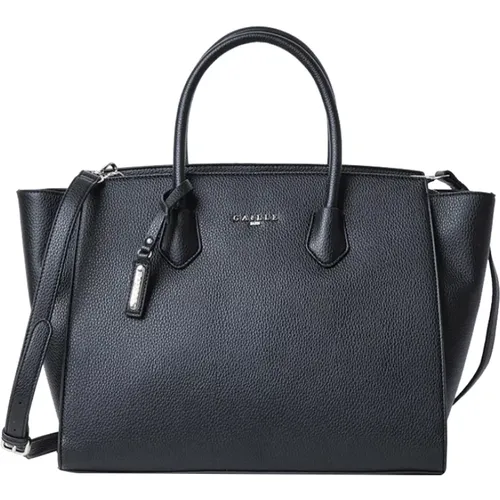 Schwarze Shopper Tasche mit Reißverschluss - Gaëlle Paris - Modalova