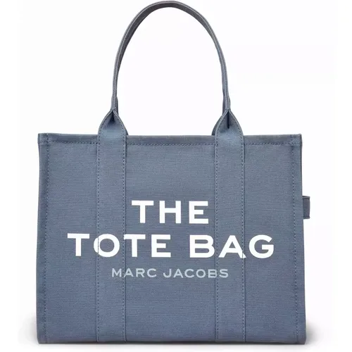 Blaue Tote Tasche mit Reißverschluss , Damen, Größe: ONE Size - Marc Jacobs - Modalova