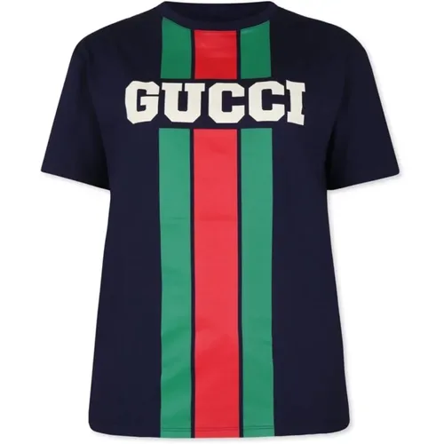 Dunkler Nachthimmel Kurzarm T-Shirt - Gucci - Modalova