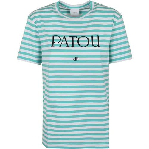 Striped Tee Shirt , female, Sizes: M, S, XS - Patou - Modalova