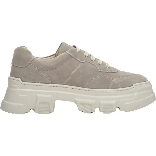 Damen Graue Sneakers aus Wildleder auf einer Chunky-Plattform Er00113361 , Damen, Größe: 37 EU - Estro - Modalova