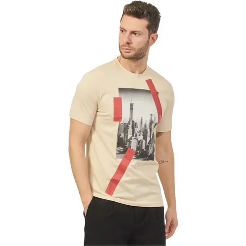 Bedrucktes T-Shirt , Herren, Größe: S - Armani Exchange - Modalova