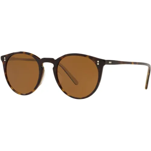 Malley Sun Sonnenbrille in Horn/,Sunglasses,Vintage Dark Tortoise Black Sonnenbrille - Oliver Peoples - Modalova