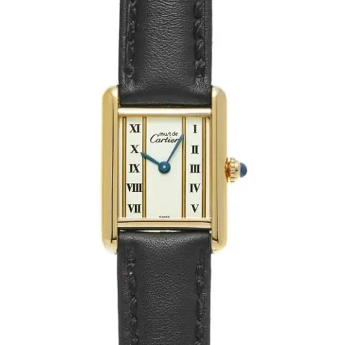 Pre-owned Glass watches , female, Sizes: ONE SIZE - Cartier Vintage - Modalova