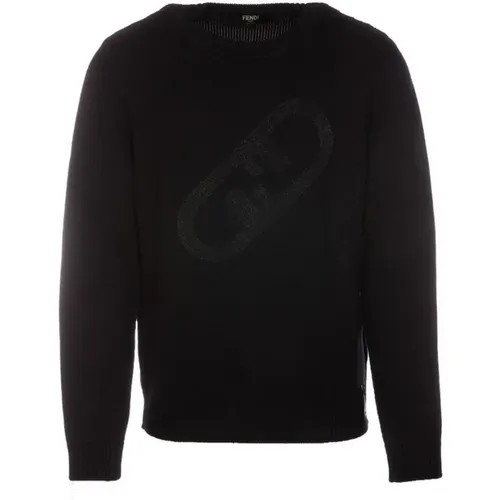 Stylish Sweater for Men , male, Sizes: 2XL, L - Fendi - Modalova