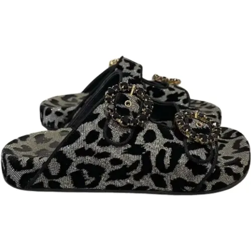 Pre-owned Canvas sandals , female, Sizes: 4 UK - Dolce & Gabbana Pre-owned - Modalova