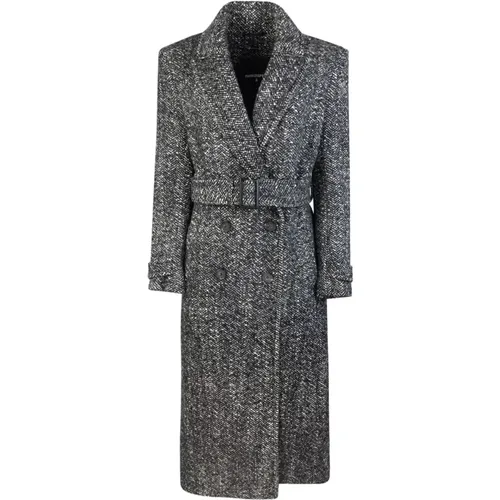 Wool Blend Coat Straight Fit , female, Sizes: M - PATRIZIA PEPE - Modalova