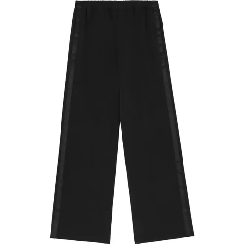 Weite Bein Cropped Hose , Damen, Größe: XS - MM6 Maison Margiela - Modalova