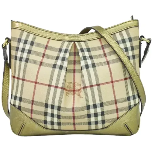 Pre-owned Canvas shoulder-bags , female, Sizes: ONE SIZE - Burberry Vintage - Modalova