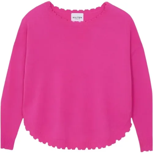 Neon Rose Cashmere Sweater , Damen, Größe: S - KUJTEN - Modalova