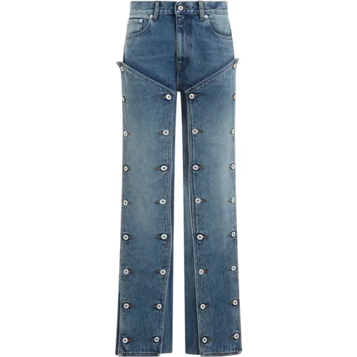 Vintage Cotton Snap Off Jeans , female, Sizes: W26 - Y/Project - Modalova