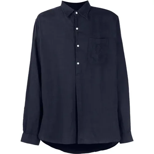 Blaues Casual Langarm Tunika Shirt - Ralph Lauren - Modalova
