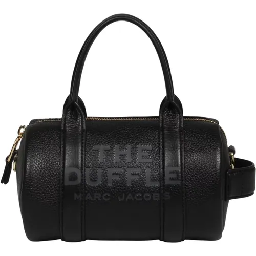 Textured Leather Mini Duffle Bag , female, Sizes: ONE SIZE - Marc Jacobs - Modalova