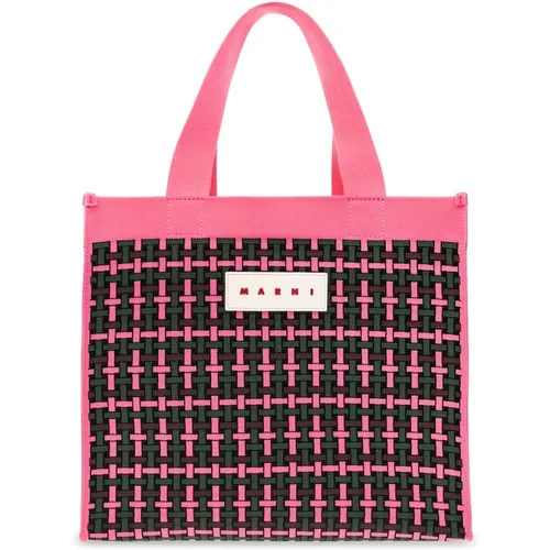 Shopper bag , female, Sizes: ONE SIZE - Marni - Modalova