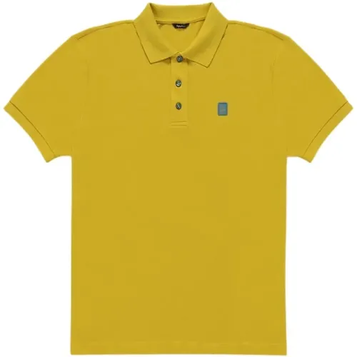Cotton Polo Shirt Simple Style , male, Sizes: 2XL, XL - RefrigiWear - Modalova