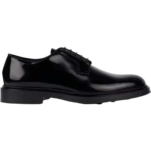 Schwarze elegante Herrenschuhe , Herren, Größe: 42 EU - Exton - Modalova