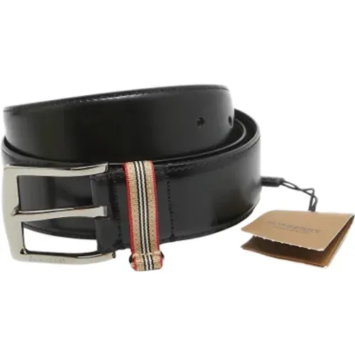 Pre-owned Leather belts , male, Sizes: ONE SIZE - Burberry Vintage - Modalova