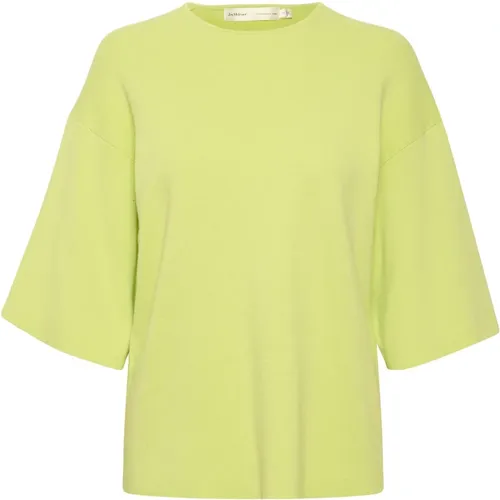 Lime Sorbet Knit T-shirt , female, Sizes: S, 2XL, XS, M, XL, L - InWear - Modalova