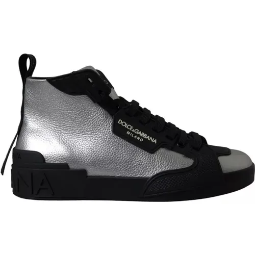 Logo Mid-Top Sneakers - Dolce & Gabbana - Modalova