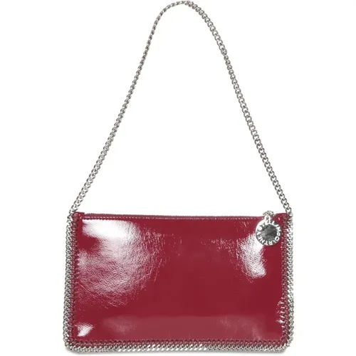 Rote Lackkette Clutch - Stella Mccartney - Modalova