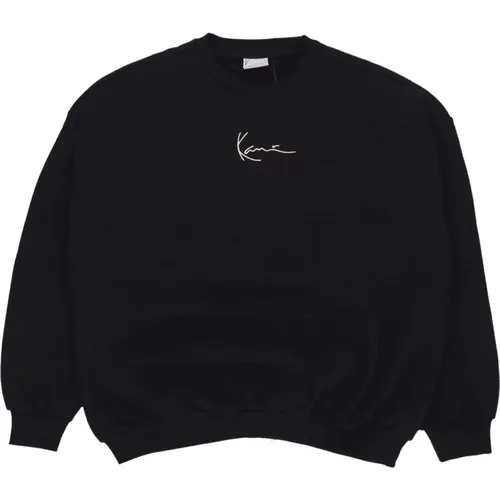 Schwarzer Crewneck Sweatshirt Damen Streetwear - Karl Kani - Modalova