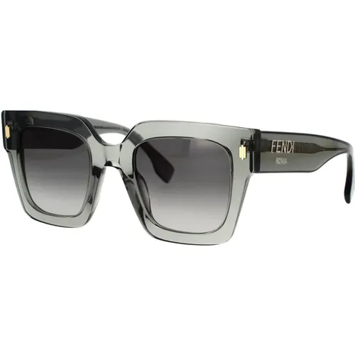 Square Sunglasses for Women - Roma Fe40101I 20B , male, Sizes: 50 MM - Fendi - Modalova