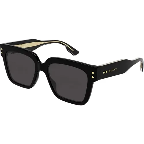Bold squared sunglasses , female, Sizes: 54 MM - Gucci - Modalova