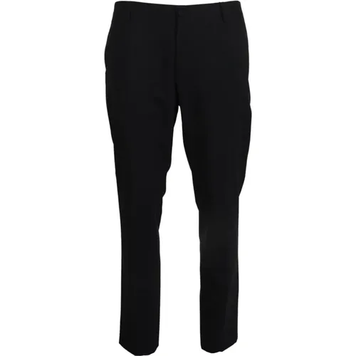 Logo Detail Dress Pants Trousers , male, Sizes: 2XL, 4XL, L - Dolce & Gabbana - Modalova