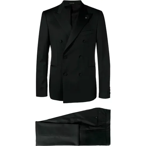 Luxury Double Breasted Suit , male, Sizes: 2XL, M, XL - Tagliatore - Modalova