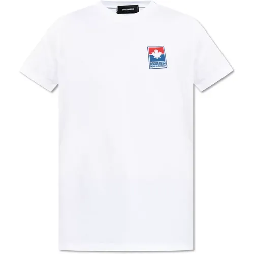 T-Shirt mit Logo , Herren, Größe: XL - Dsquared2 - Modalova