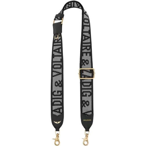 Logo Belt with Golden Buckle , female, Sizes: ONE SIZE - Zadig & Voltaire - Modalova