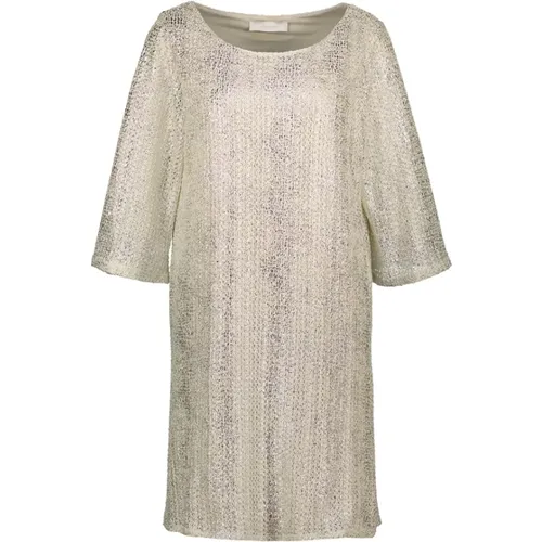 Silver Dress for Modern Women , female, Sizes: XL - Amélie & Amélie - Modalova