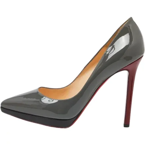 Pre-owned Leather heels , female, Sizes: 5 1/2 UK - Christian Louboutin Pre-owned - Modalova