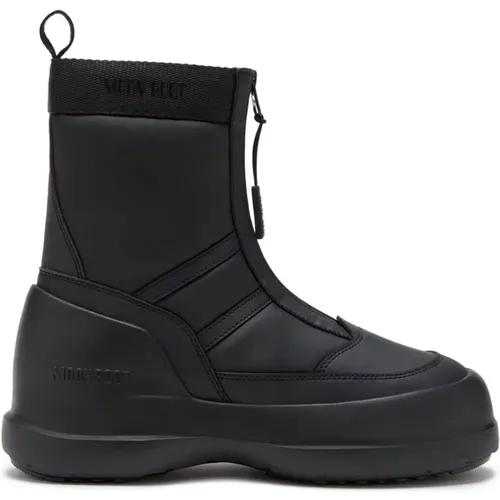 Zip Boots, Unisex Design , male, Sizes: 8 UK, 7 UK, 12 UK, 10 UK, 9 UK - moon boot - Modalova