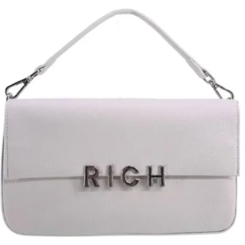 Handbag with Silver Logo , female, Sizes: ONE SIZE - John Richmond - Modalova