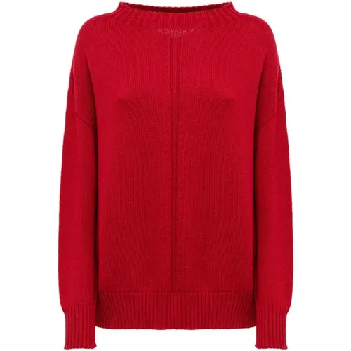 Merino Wool Sweater , female, Sizes: M - Alpha Studio - Modalova