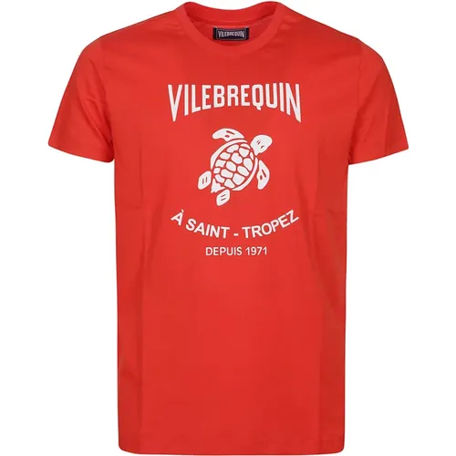 Washed T-Shirt , male, Sizes: L, M, 2XL, XL - Vilebrequin - Modalova