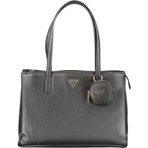 Multi-compartment Handbag with Removable Coin Purse , female, Sizes: ONE SIZE - Guess - Modalova