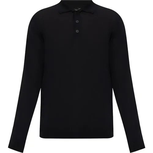 Woll Polo Shirt Emporio Armani - Emporio Armani - Modalova