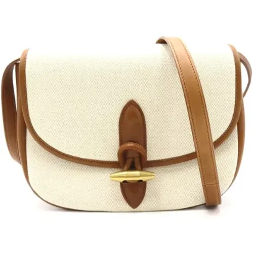 Pre-owned Cotton shoulder-bags , female, Sizes: ONE SIZE - Yves Saint Laurent Vintage - Modalova