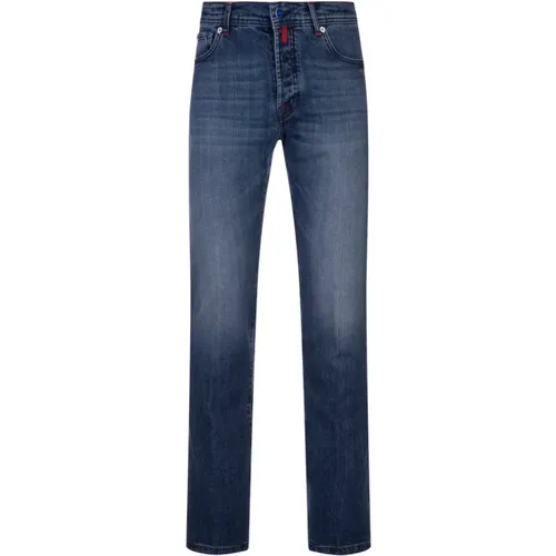 Tapered Denim Jeans , male, Sizes: W31, W40, W33, W38, W42 - Kiton - Modalova