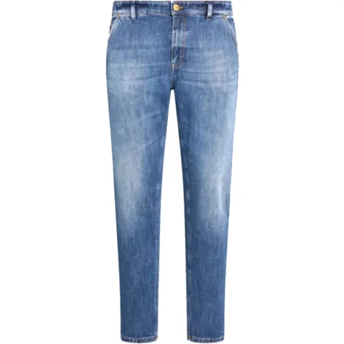 Denim Loose Indie Jeans in Blau , Herren, Größe: W37 - PT Torino - Modalova