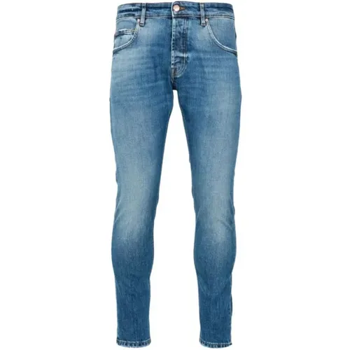 Slim Fit Five-Pocket Jeans Modell Yaren , Herren, Größe: W32 - Don The Fuller - Modalova