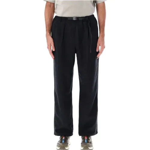 Charcoal Wool Relaxed Pleated Trousers , male, Sizes: XS - Gramicci - Modalova