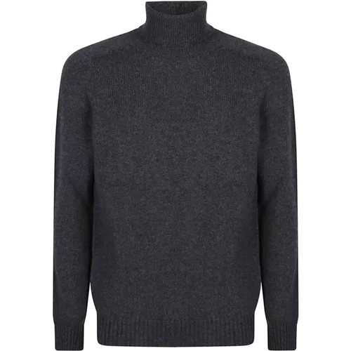 Grauer Pullover Aw24 , Herren, Größe: XL - Roberto Collina - Modalova