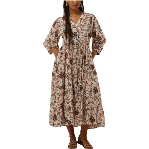 Vielseitiges Multi-Color Midi-Kleid , Damen, Größe: L - Stella Forest - Modalova